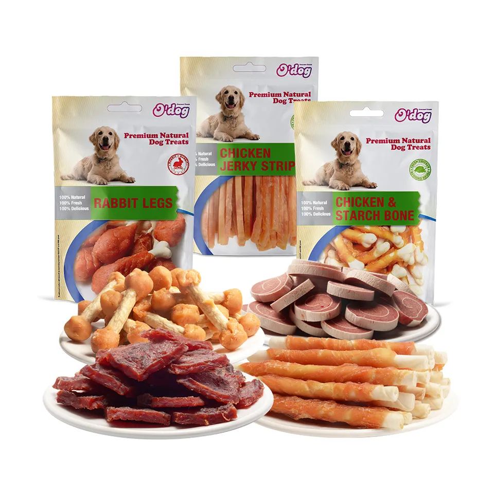 Protein dhuwur Low Lemak Duck Strips Natural Dog Treat