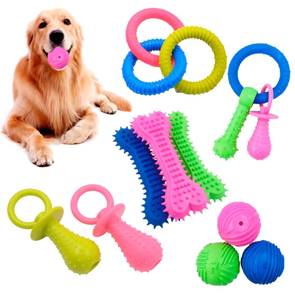 Soft Tpr Teeth Cleaning Dog Chew Pet Dolanan